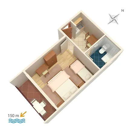 Apartments With A Parking Space Baska Voda, Makarska - 301 Apartment Baska Voda